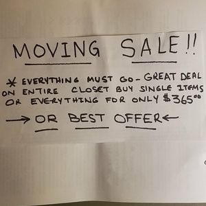 Over 211 ITEMS MOVING SALE MUST SELL QUICK